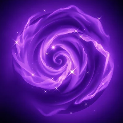 purple pfp — nebula swirl, soft 3d render, subtle sparkle