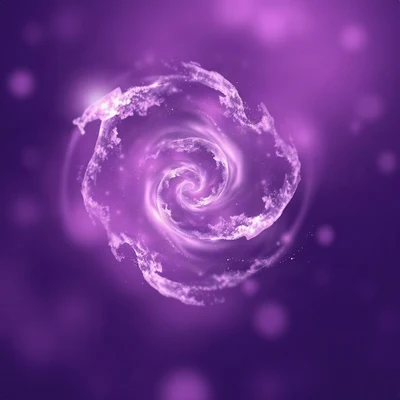 purple pfp — nebula swirl, soft 3d render, gentle bokeh