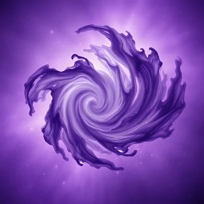purple pfp — nebula swirl, cinematic photo style, subtle sparkle