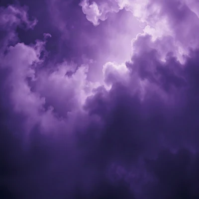 purple pfp — nebula swirl, cinematic photo style, misty atmosphere