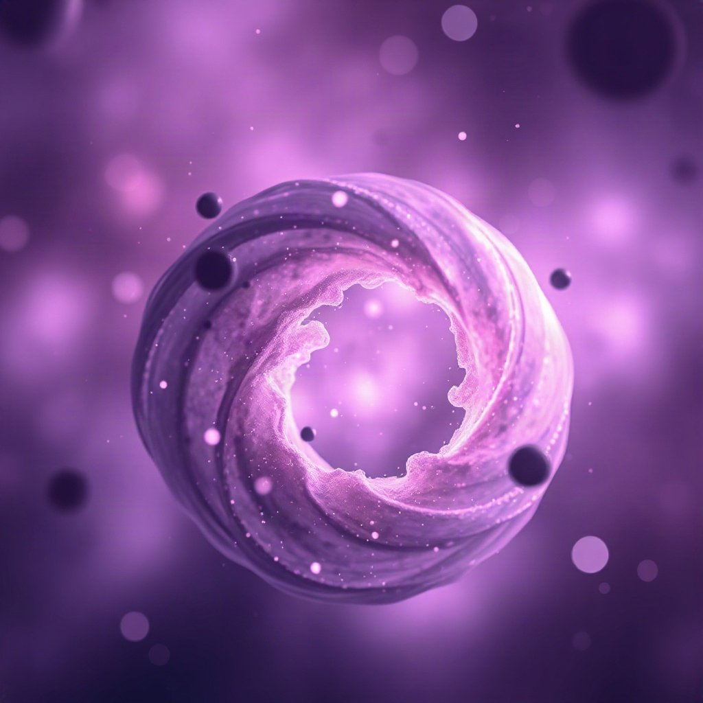 Purple PFPs — nebula swirl, dreamy digital painting, gentle bokeh