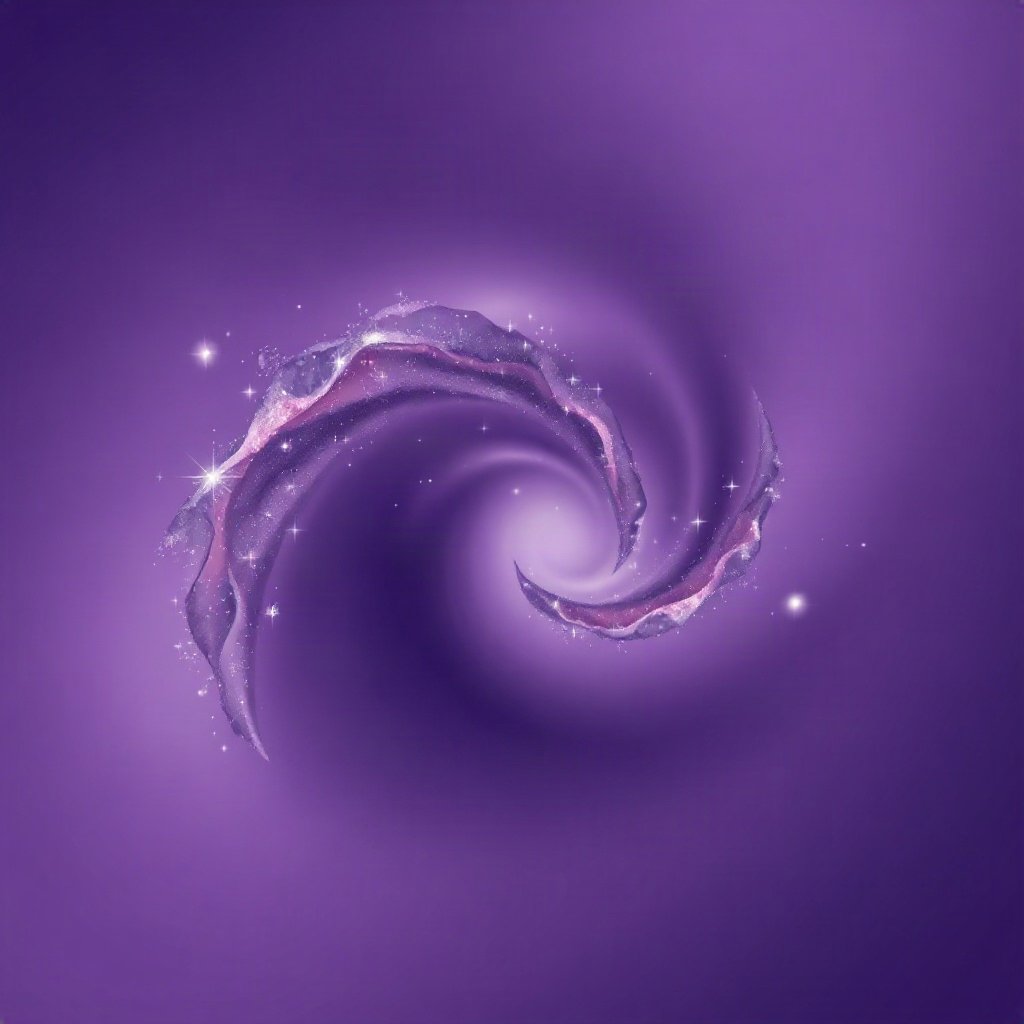 Purple PFPs — nebula swirl, soft 3d render, subtle sparkle