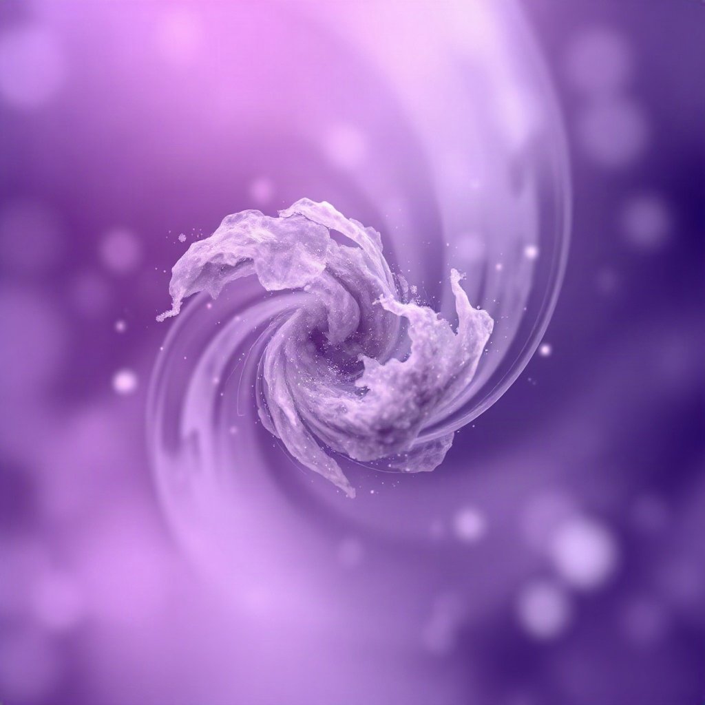 Purple PFPs — nebula swirl, soft 3d render, gentle bokeh
