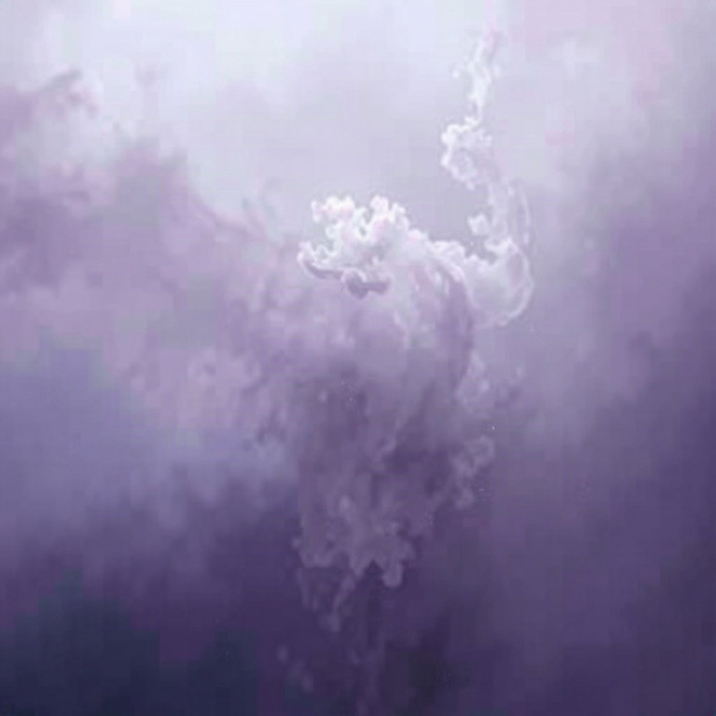 Purple PFPs — nebula swirl, cinematic photo style, misty atmosphere