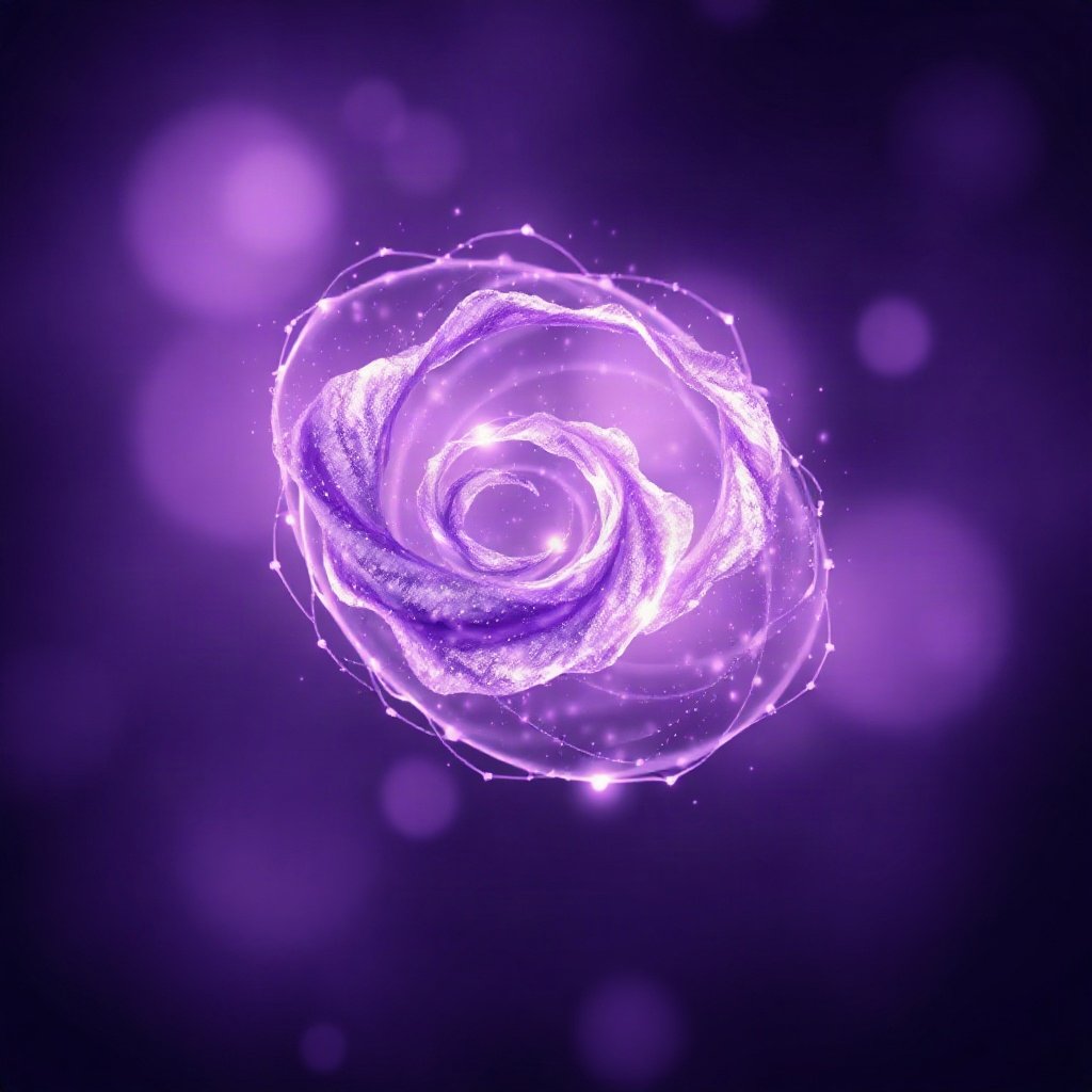 Purple PFPs — nebula swirl, soft 3d render, gentle bokeh
