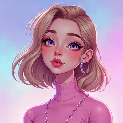 y2k pfp — chrome butterfly, pearlescent surface, deep violet glow background