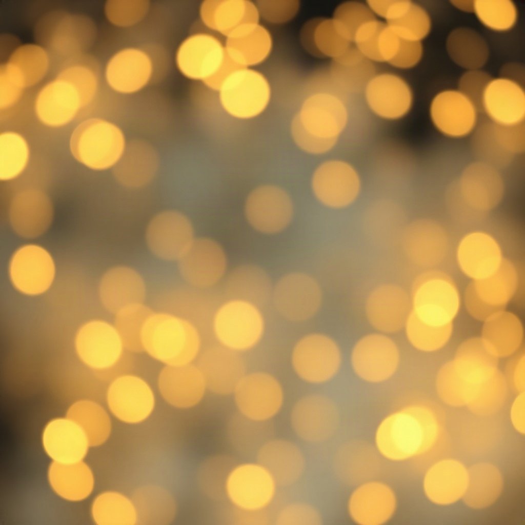 christmas pfp — golden fairy lights bokeh, flat festive cartoon, pastel candy christmas palette