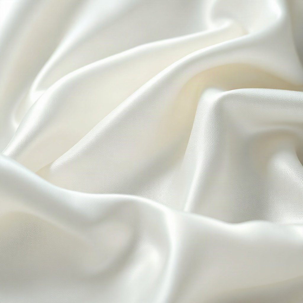 White PFPs — pearl on silk, cinematic photo style, subtle sparkle