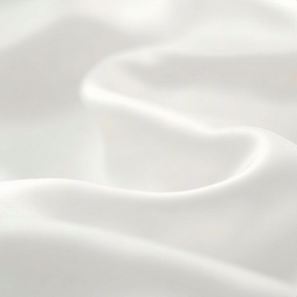 White PFPs — pearl on silk, cinematic photo style, gentle bokeh