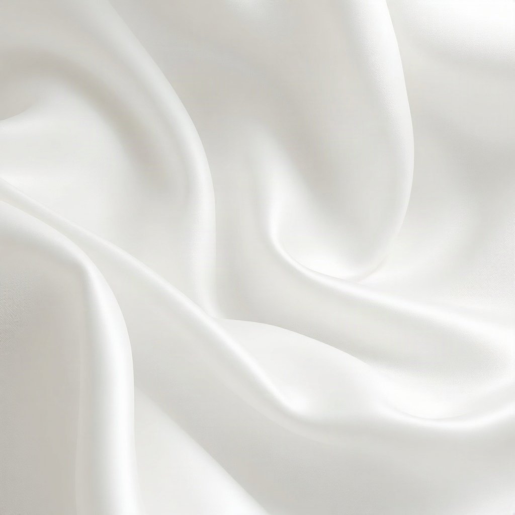 White PFPs — pearl on silk, dreamy digital painting, subtle sparkle
