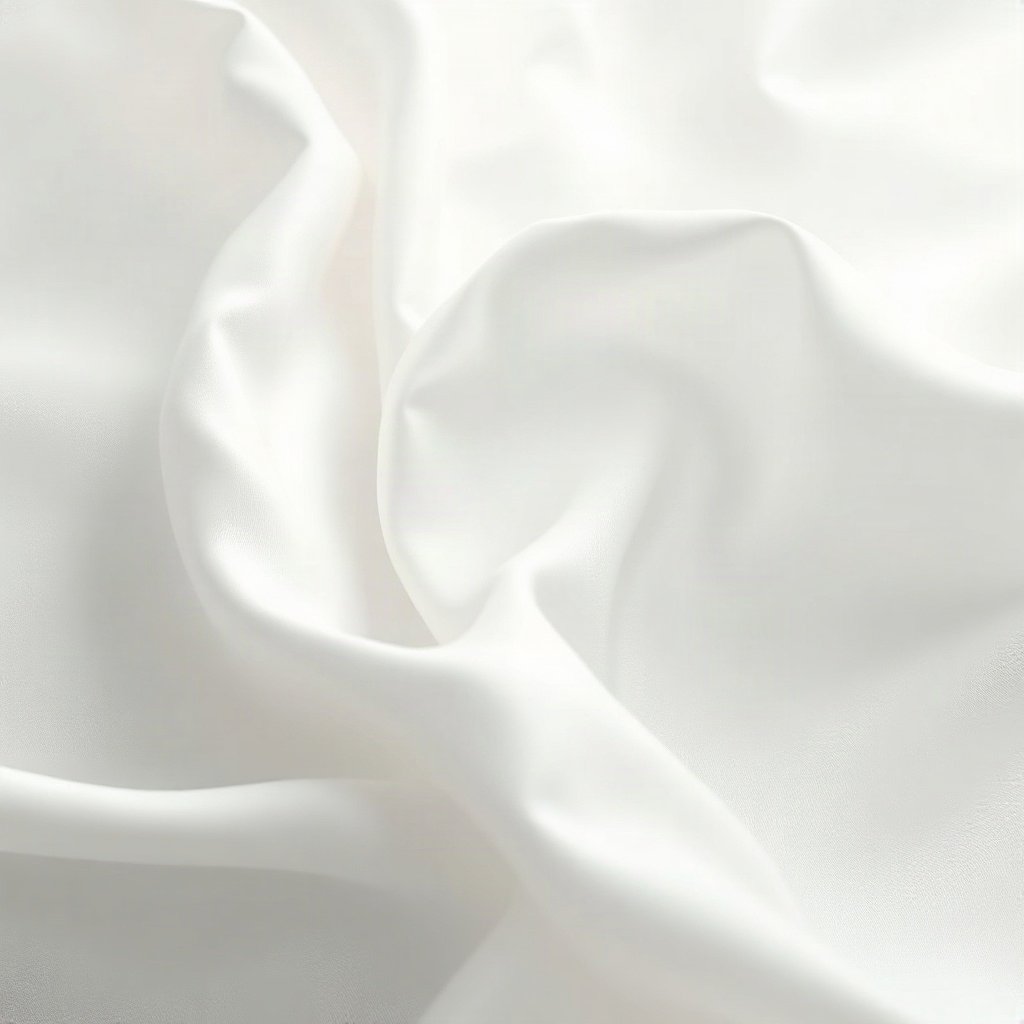 White PFPs — pearl on silk, dreamy digital painting, misty atmosphere