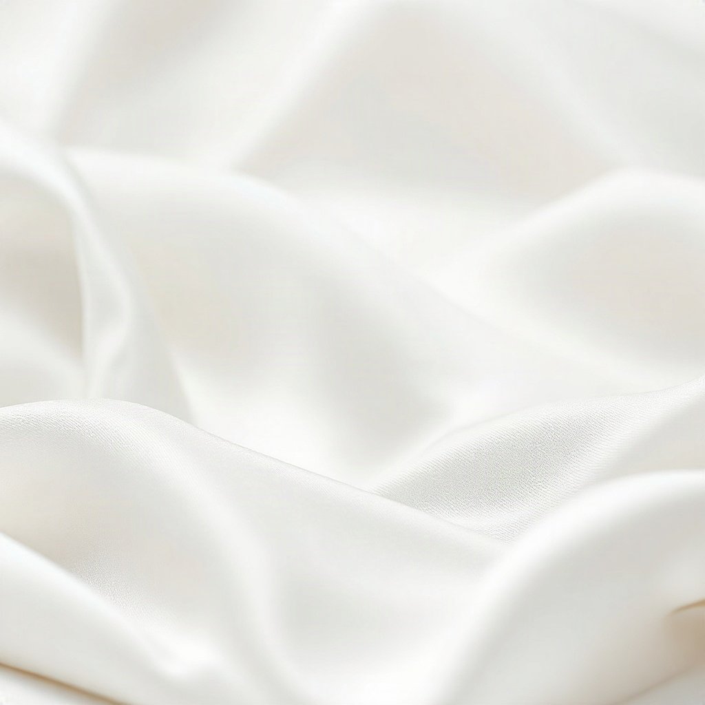 White PFPs — pearl on silk, dreamy digital painting, gentle bokeh